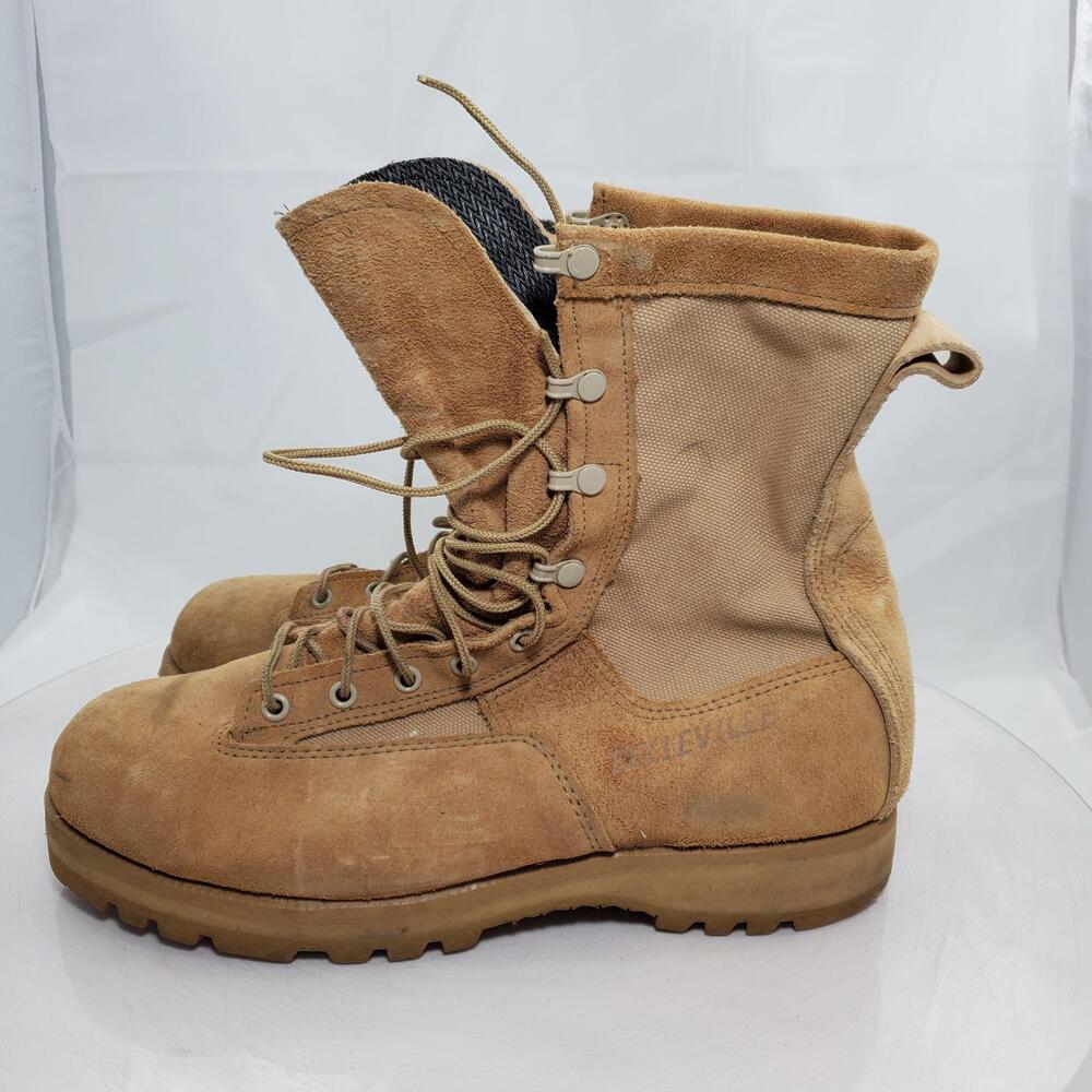 Belleville 287 107 Combat Boots Men 10.5 W Coyote Brown Vibram USA Military